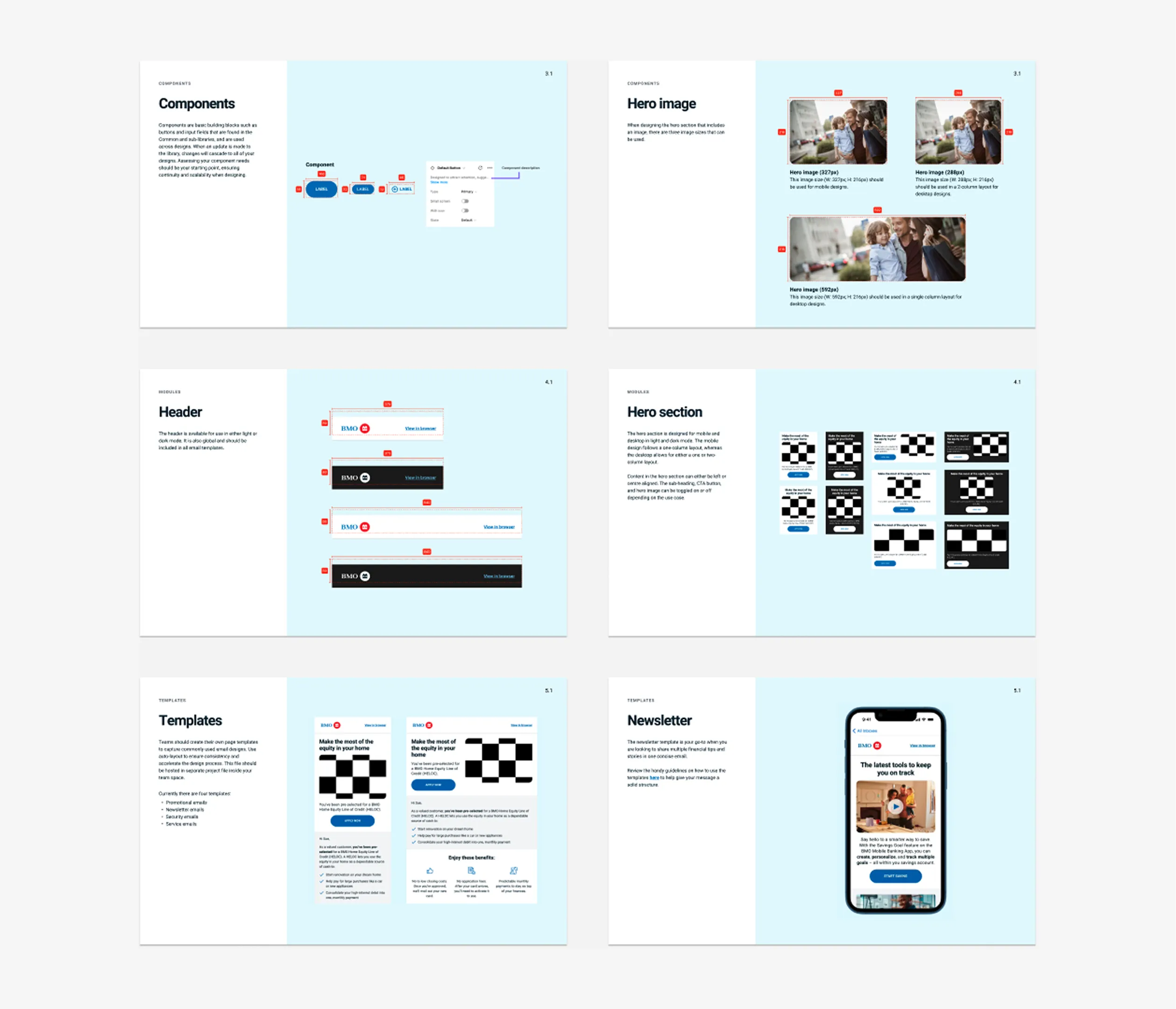 BMO email design system documentation