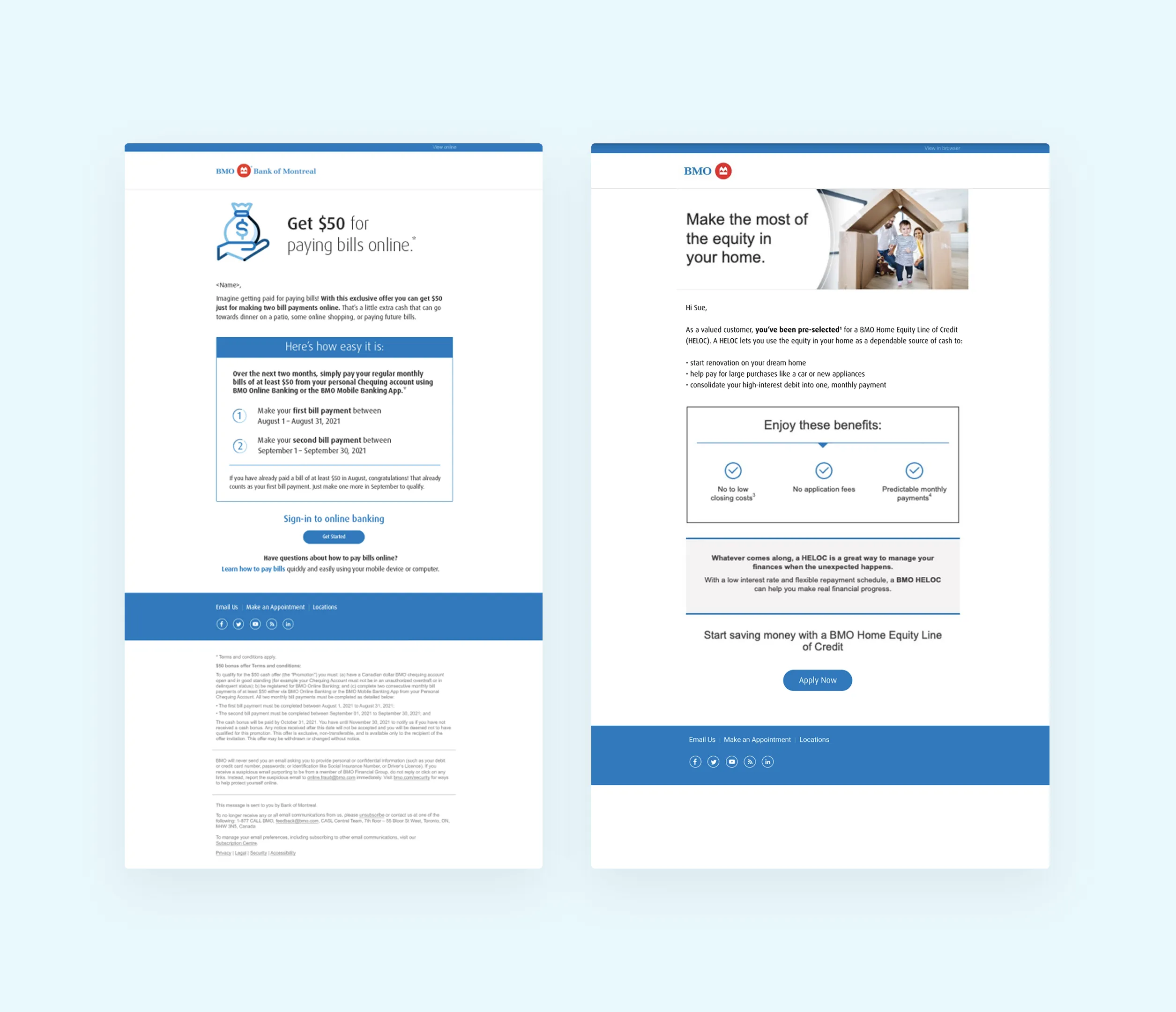 Challenges with BMO's old email design